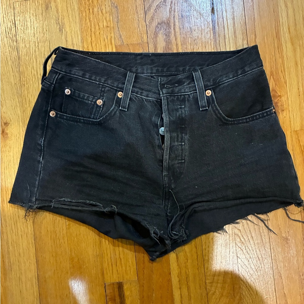 Levi’s Black Denim Women's Shorts
